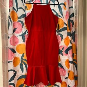 NWT Lulu’s red fit and flare dress
